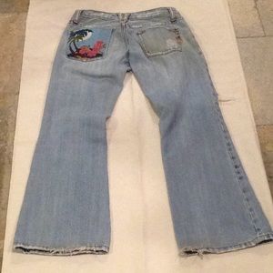 Miss Me Distressed and Frayed Bootcut Jeans sz 26
